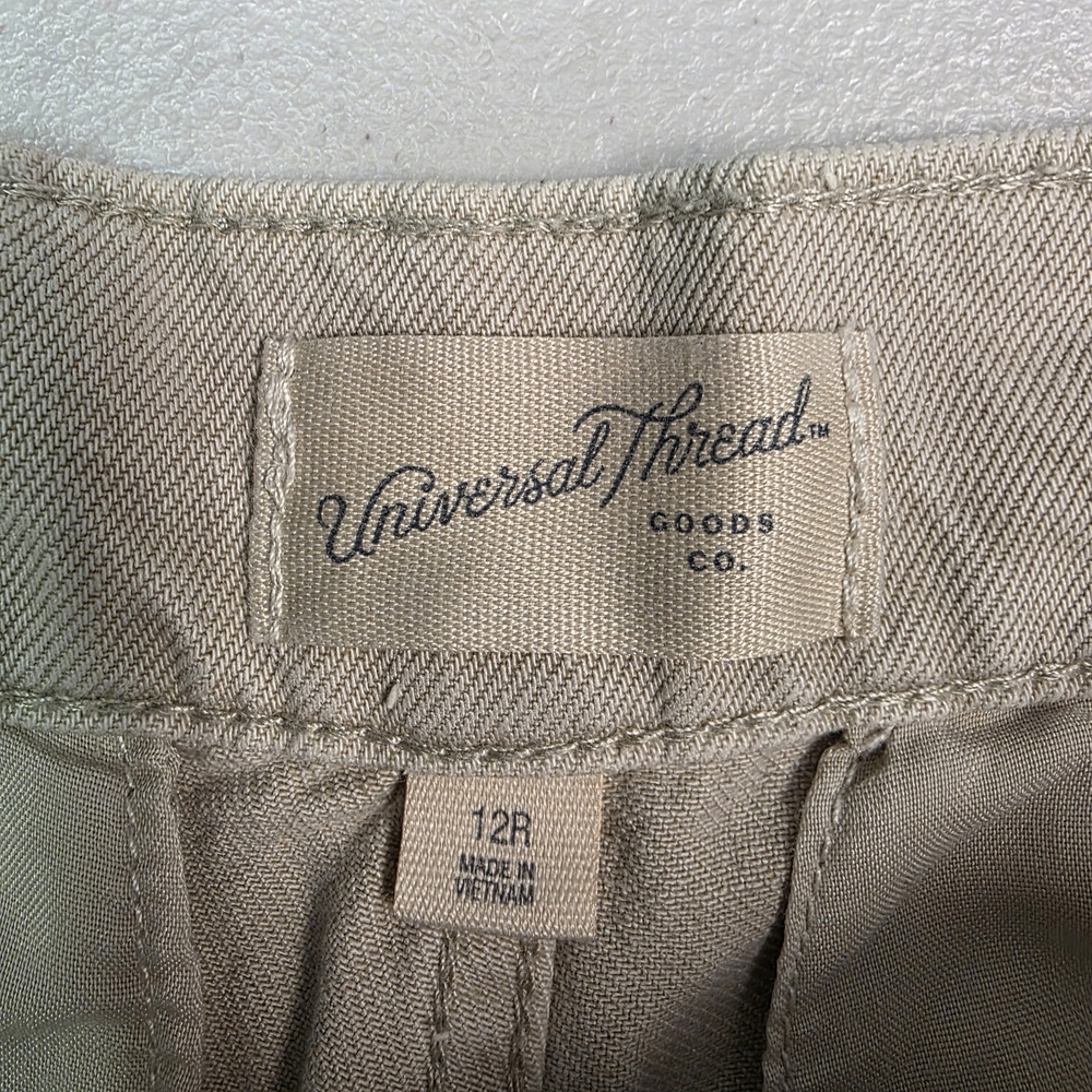 Universal Thread Women's High-Rise‎ Cropped Two Way Denim Trousers Size 12 - Picture 3 of 7